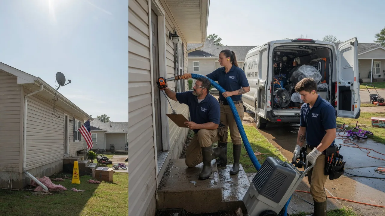 Ceiling Water Damage Restoration in South Hill, VA near me
